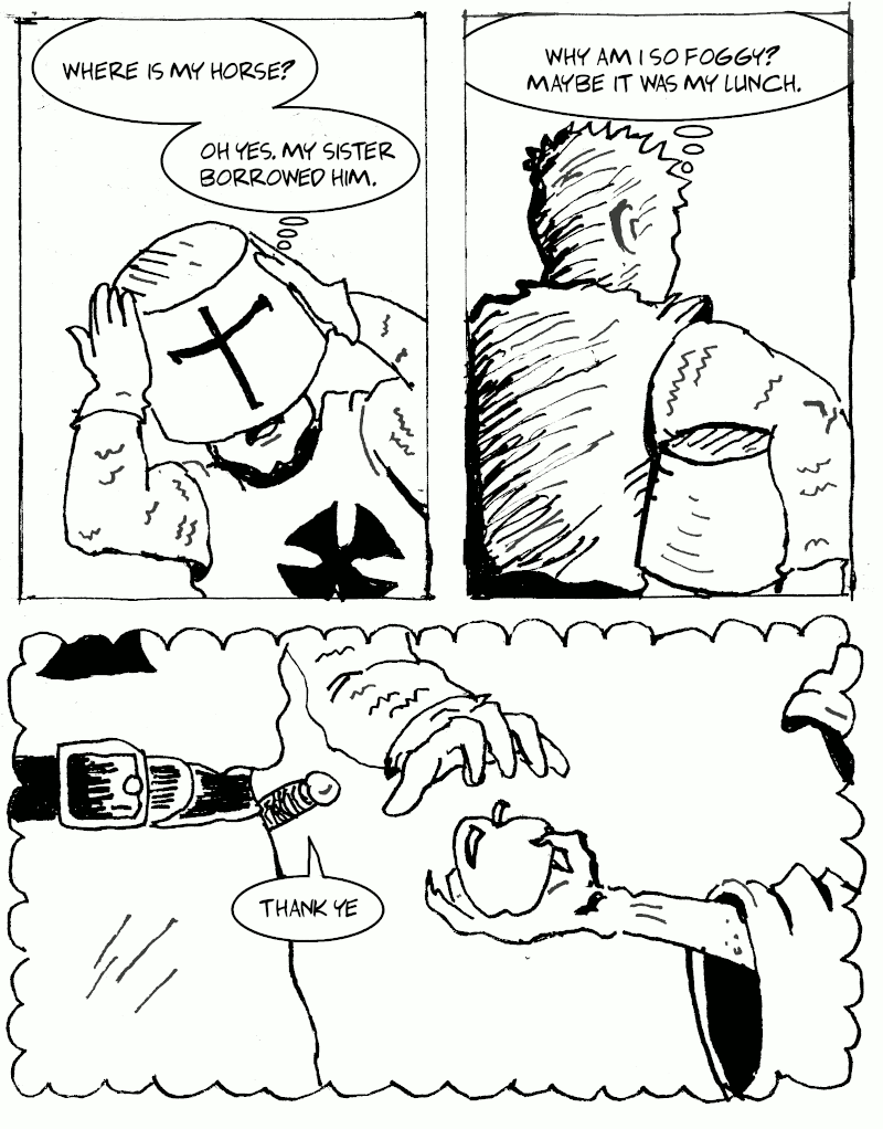 knight comic book